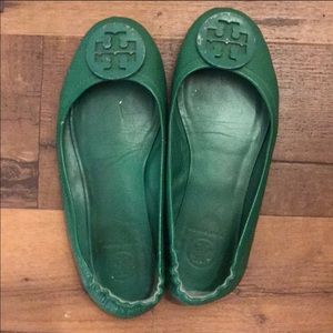 Green Tory Burch h MINNIE TRAVEL BALLET FLAT,m